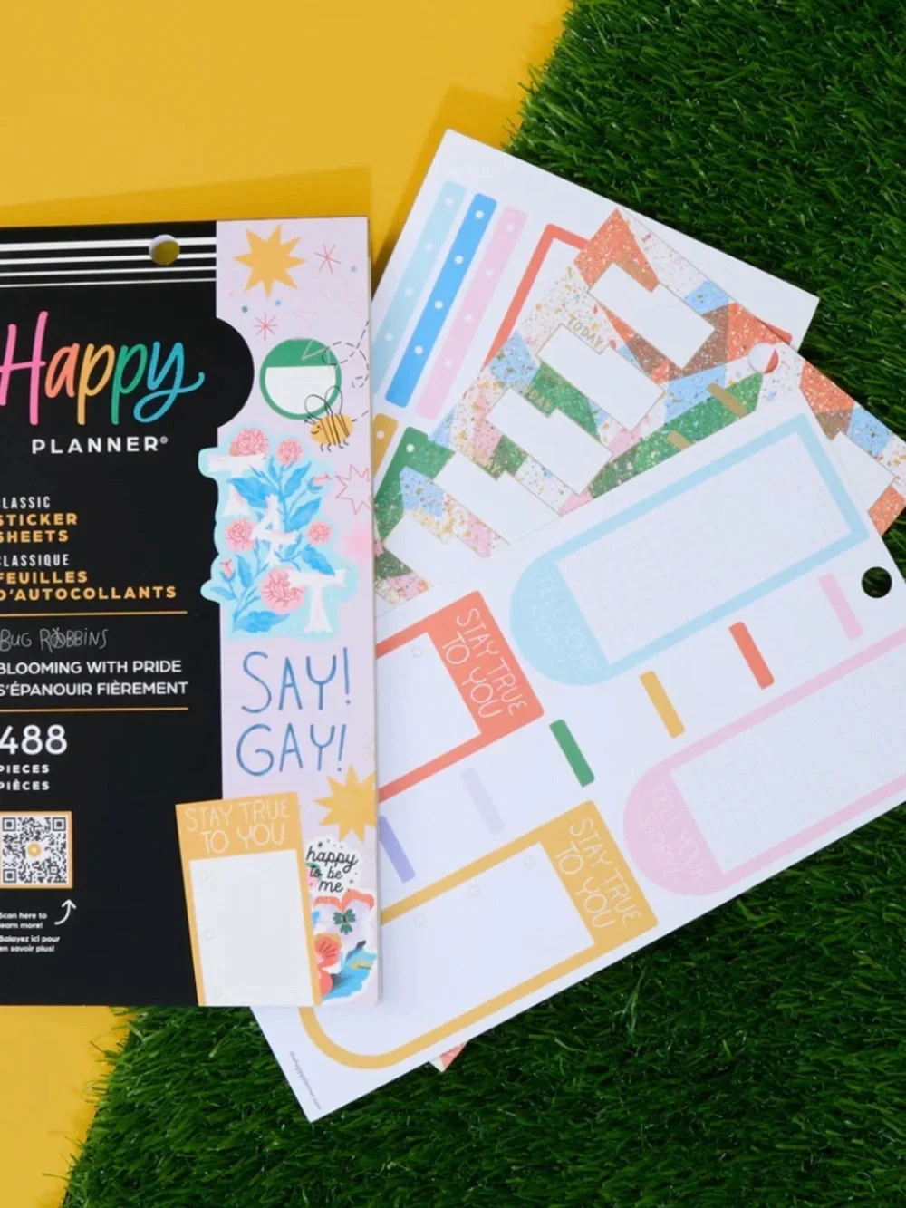 The Happy Planner Bug Robbins x Happy Planner Blooming With Pride